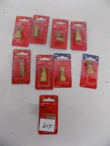 lot 215 image: 8 - 14 Compression Fittings, Unions, Reducing, Male, Female