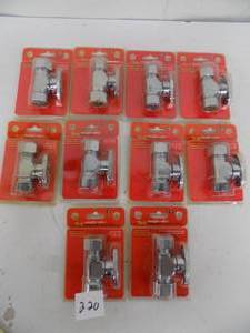 lot 220 image: 10 - Straight Valves