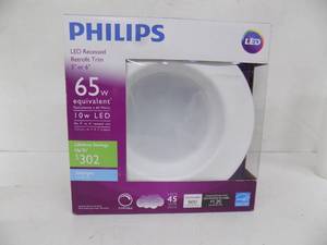 lot 245 image: Phillips Led Recessed Retrofit Trim