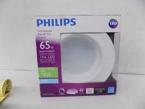 lot 246 image: Phillips Led Recessed Retrofit Trim