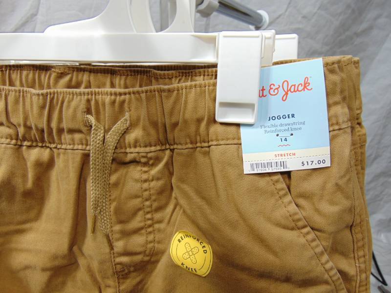 lot 32 image: 24 Pack Boys Cat and Jack Joggers Pants Elasticized Waist Size 14