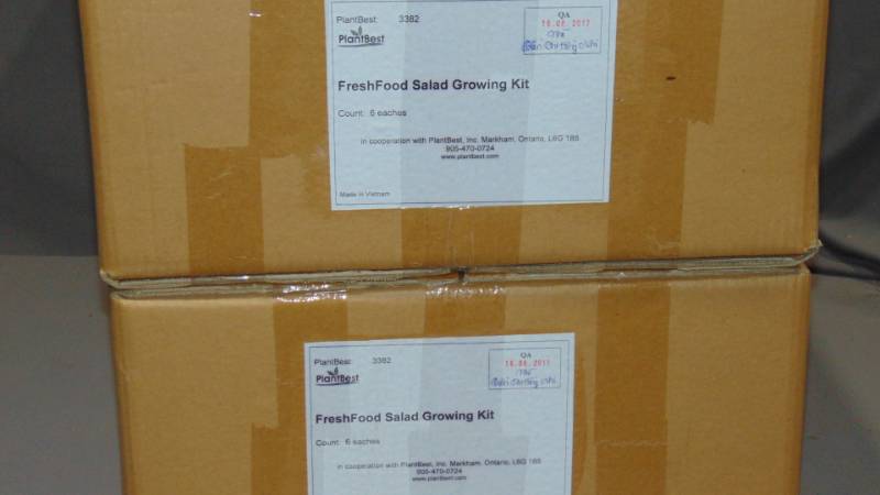 lot 49 image: Plant Best Fresh Food Salad Growing Kit 2 Cases of 6