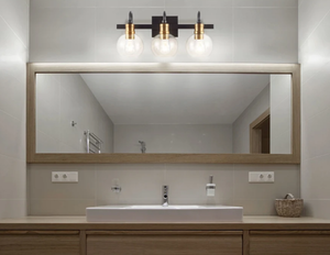 lot 12 image: JONATHAN Y Lighting Marais 3 Light 22 Wide LED Bathroom Vanity Light