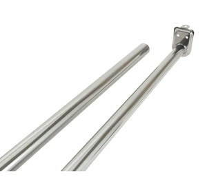 lot 100 image: Design House Adjustable Closet Rod in Polished Chrome 48-Inch to 72-Inch