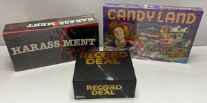 Misc. Board Games Including Harassment & More (NIB)