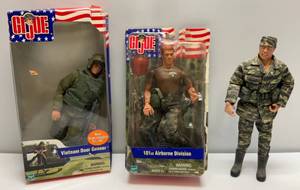 Misc. 2000s Loose In Original Boxes G.I. Joe Action Figures (Some Missing Pieces)