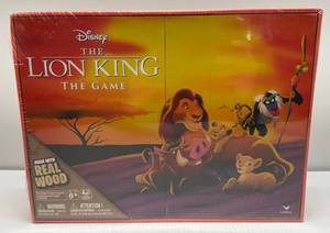 Vintage Disney The Lion King The Game Made With Real Wood (Factory Sealed)r