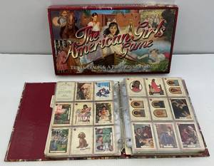 Vintage Album Full Of The American Girls Collection Trading Cards & Board Game