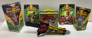 Misc Power Rangers Items Including Action Figures (Some NIB) & More