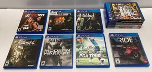 Misc. Pre-owned PS4 Video Games Including W2K20 & More (Four Missing Discs)