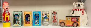 Vintage Walt Disney Collectible Glases & More