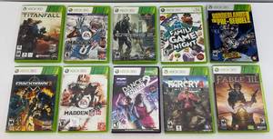Misc. Pre-owned XBOX 360 Video Games Including TITAN FALL & More