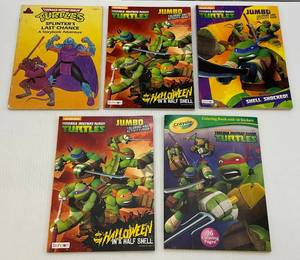Misc. TMNT Coloring Books (New) & More