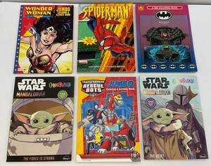 Misc. Super Hero Coloring Books (NEW)