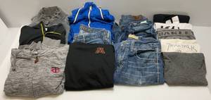 Misc. Jeans, Zip Up Hoodies, Sweat Pants & More  (Jeans Size 33-34, 34-34) Shirts Misc. Sizes M,L & More