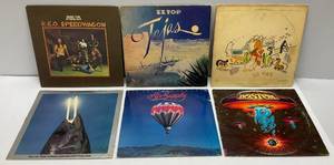 Vintage Albums Including Boston, R.E.O. Speedwagon & More