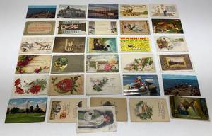 Vintage Misc. Postcards Most With Stamps