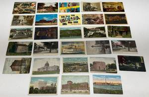 Vintage Misc. Postcards Most With Stamps