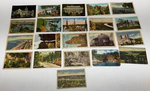 Vintage Misc. Postcards Most With Stamps