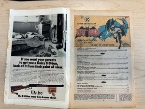 lot 77 image: Lot of Two Batman Comics