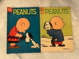 lot 146 image: A Lot of Four Peanuts Comics.