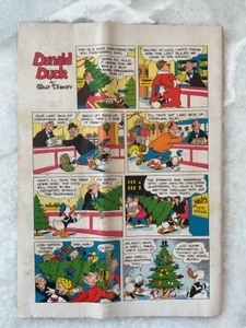 lot 189 image: Donald Duck in the Golden Christmas Tree.