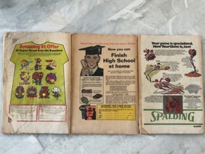 lot 206 image: Set of 3 Vintage Comics.