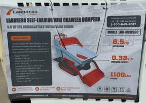 lot 9 image: Land Hero LDH-MCD500 Compact CrawlerDumper