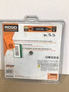 lot 9 image: RIDGID 12 in. Dual-Purpose Diamond Blade Customer Returns See Pictures