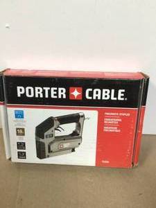 lot 19 image: Porter-Cable Pneumatic 18-Gauge 38 in. Crown Stapler Customer Returns See Pictures