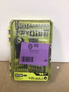 lot 46 image: RYOBI 48-Piece Project Set Customer Returns See Pictures