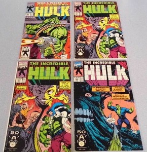 The Incredible Hulk 1991 #s 384,387,387,390