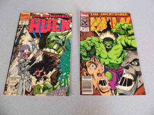 The Incredible Hulk 1990 #372 & 1991 #388