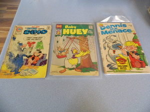 Baby Huey, Denace the Menace, and The Flintstones