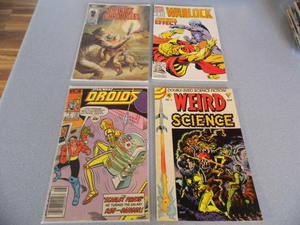 Star Wars Droids #3, The Bozz Chronicles #6, Warlock #2,  Weird Science #4