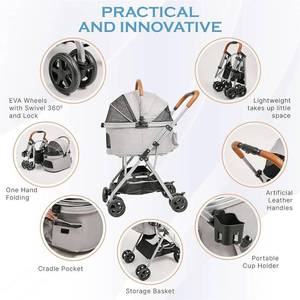 lot 34 image: Krypton Pro Pet StrollerCarrier