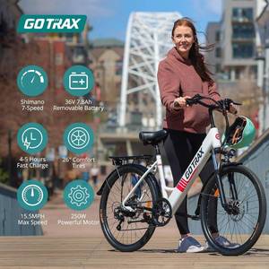 lot 40 image: Gotrax 26 Electric Bicycle