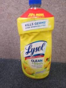 lot 12 image: 6- 48 oz Lysol Clean & Fresh MultiS...