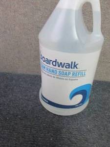 lot 14 image: 3 Gallons Boardwalk Foam Hand Soap...