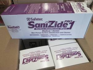 lot 65 image: 6- 50 ct SaniZide1 Surface Disinfec...