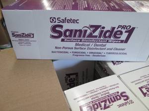lot 66 image: 6- 50 ct SaniZide1 Surface Disinfec...
