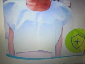 lot 101 image: TIDI Choice Capes, Blue (Pack of 10...