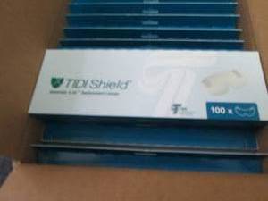 lot 121 image: Case of 1500 TidiShield Assemble n ...