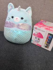 lot 163 image: Squishmallow & PYO Fairy Light...