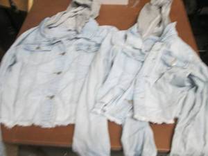 lot 168 image: Girls Large & XL Hood Jean Jackets...
