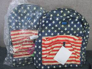 lot 179 image: 2 each American Flag Backpacks...