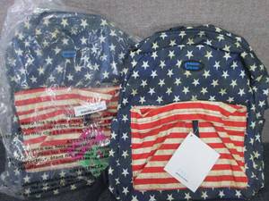 lot 181 image: 2 each American Flag Backpacks...