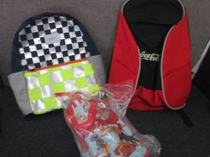 lot 188 image: 2 Back Packs, Paw Patrol Activity P...