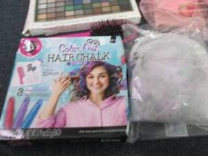 lot 195 image: Eye Shadow, Hair Chalk, Lotion, Mas...