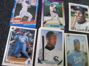 lot 248 image: Assorted Bo Jackson Cards...